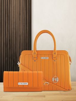 FLYING BERRY - Womens Tan Hand Bag Combo Pack of 2